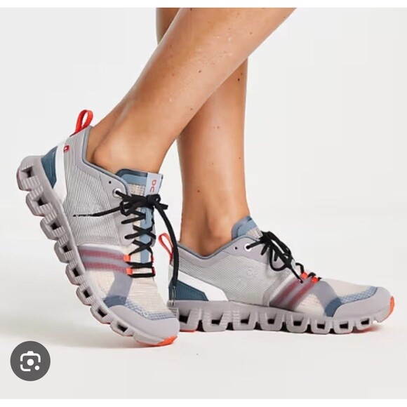 On Cloud X Shift Womens Size 8.5 Running Athletic Workout Shoes Alloy Red Mesh - Picture 11 of 11